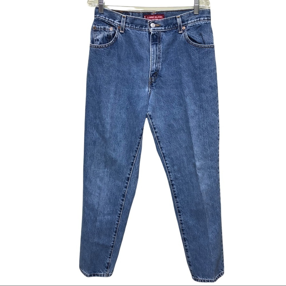 Vintage Levi's Classic Relaxed 550 Tapered Leg Jeans - Size: 12